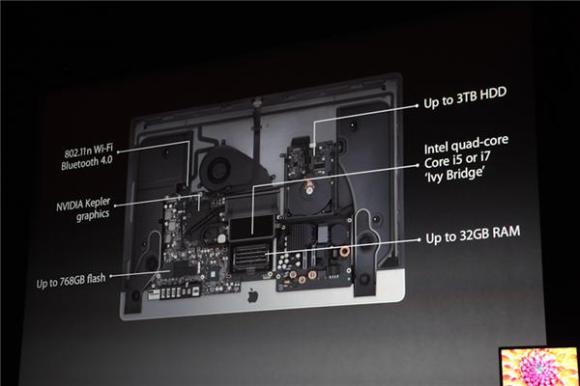 《國際電子商情》蘋果發(fā)布會與傳說中的iPad Mini。強大的NVidia Kepler顯示核心讓新款iMac依舊是很多設(shè)計師的首選工具，ivy Bridge和藍牙4.0也很符合潮流