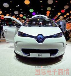 2012年度巴黎車展:Renault的ZOE是一款全電動(dòng)車