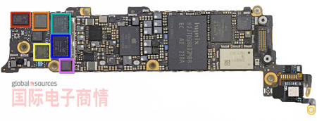 《國際電子商情》拆解iPhone5內(nèi)無新面孔供應(yīng)商，三星入冷宮