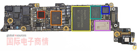 《國際電子商情》拆解iPhone5內(nèi)無新面孔供應(yīng)商，三星入冷宮